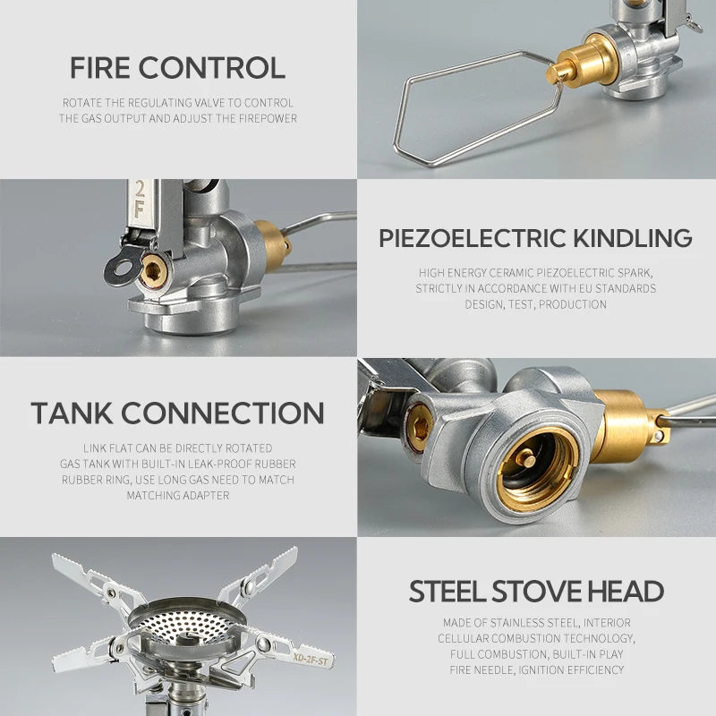 Mini Portable Camping Gas Stove with Adjustable Flame – Solen