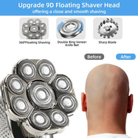 6-in-1 Waterproof Men’s Electric Shaver with 9D Floating Heads & Grooming Kit – MultiTrim