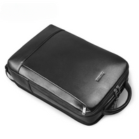Full-Grain Leather Backpack with 17 Inch Laptop Compartment