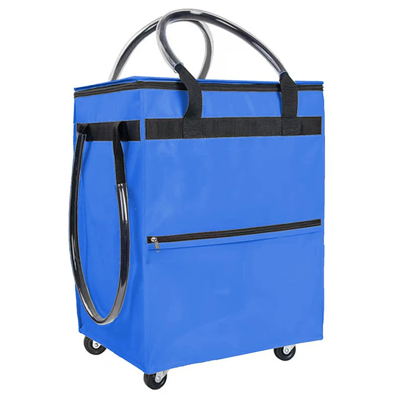Reusable Shopping Bag with Wheels – Rollex – (Large Capacity)