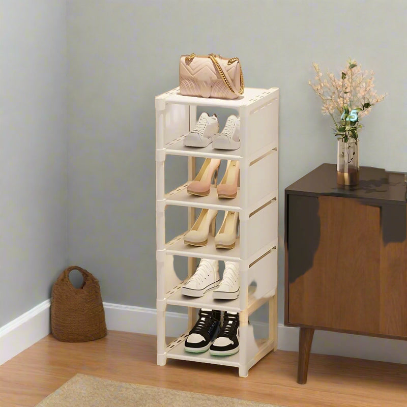 Space-Saving Metal Frame Shoe Rack with 6/8 Layers – Liora