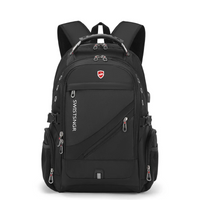 Extra-Large Waterproof Laptop & Travel Backpack with USB Charging