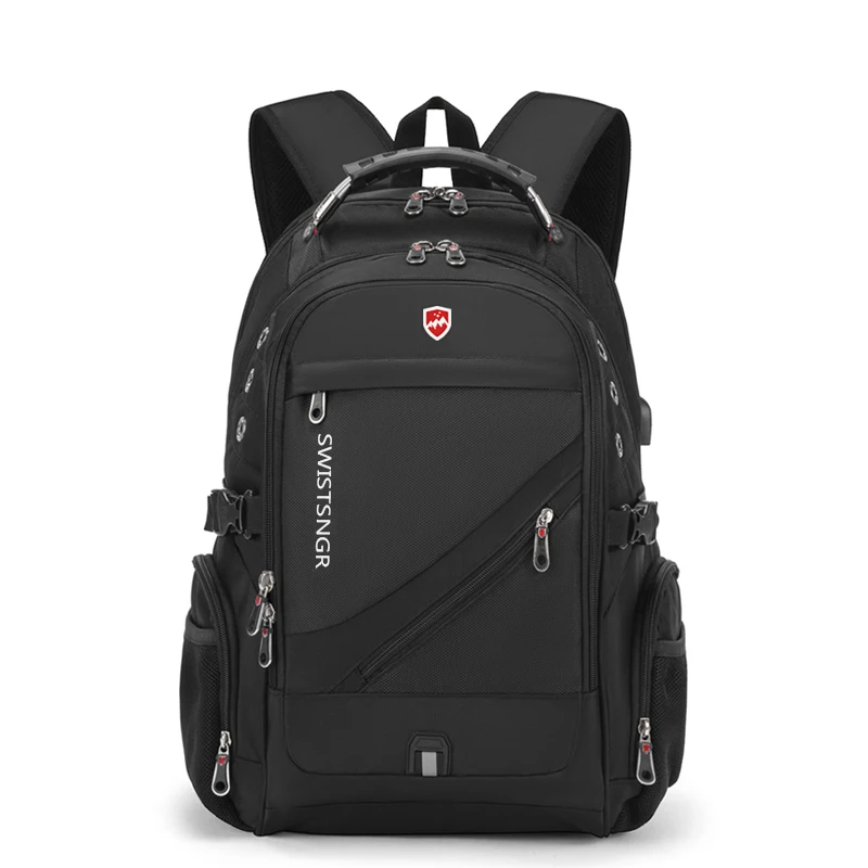 Extra-Large Waterproof Laptop & Travel Backpack with USB Charging