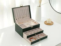 Multilayer Leather Jewellery Box | Organised and Stylish Storage