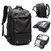 Expandable Waterproof Laptop & Vacuum Compression Travel Backpack