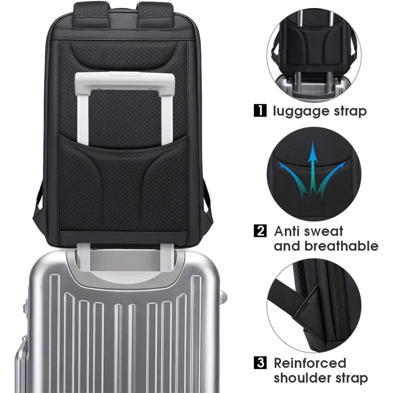 Multifunctional Waterproof Laptop & Work Backpack with Large Capacity