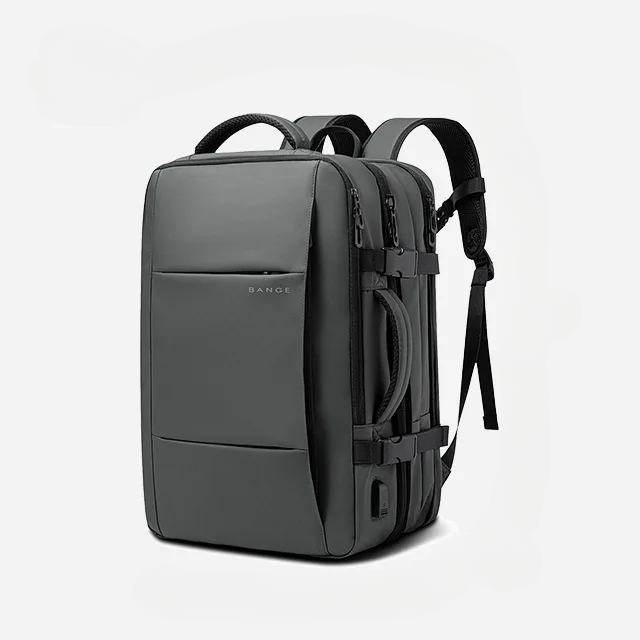 Large-Capacity Waterproof Business & Travel Backpack with USB Charging