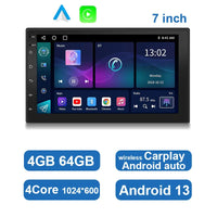 Universal Android Car Stereo with Touchscreen, GPS and Wireless CarPlay