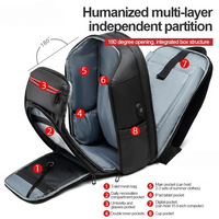 Waterproof Anti-Theft Laptop Backpack with USB Charging – Large Business Pack