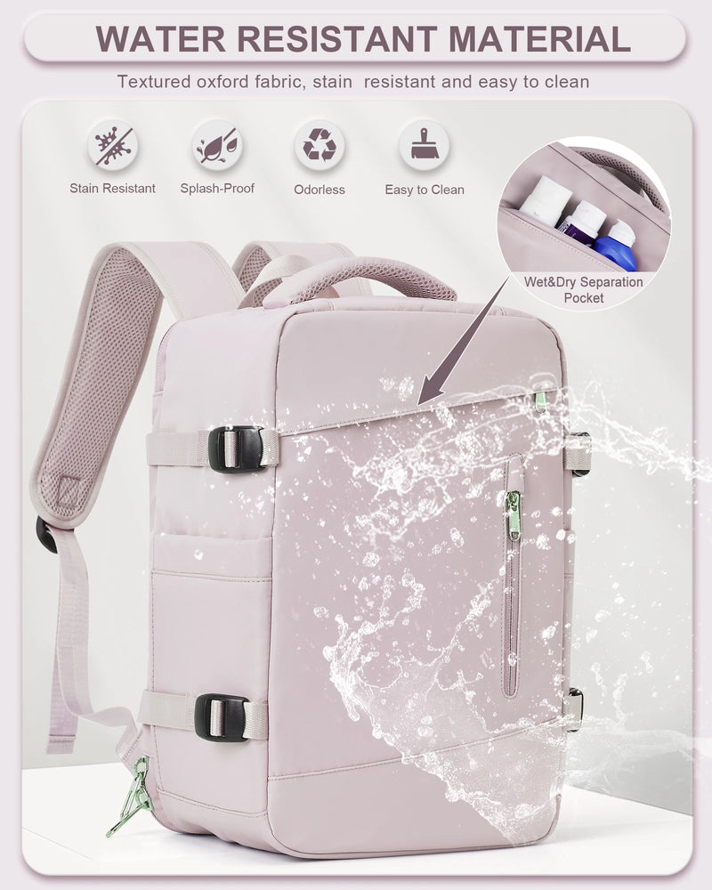Cabin-Approved Organiser Backpack with 14 Inch Laptop Compartment