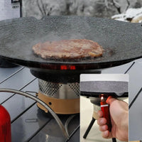 Portable Aluminium Grill Pan with Handles for Camping & BBQ – Arlo