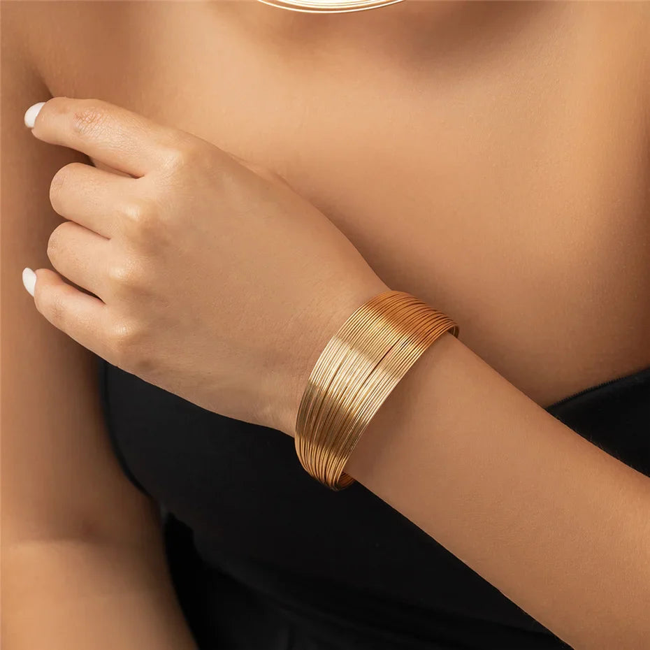 Gold Multi-Strand Bracelet | Women's Jewellery Accessory