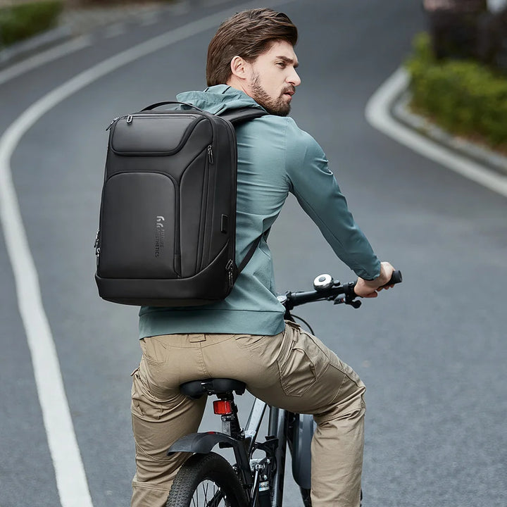 High-Capacity Waterproof Laptop & Travel Backpack with USB Charging