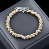 Golden Pearl Bracelet | Elegant Chain Jewellery