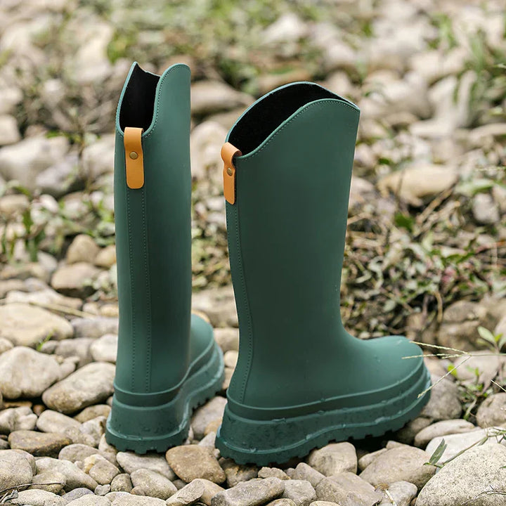 Ladies' rain boots high & waterproof with comfort sole – Maris