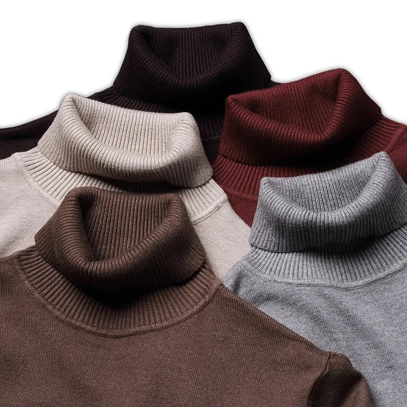 Soft & Comfortable Men's Roll Neck Jumper made of Cotton - Jonas