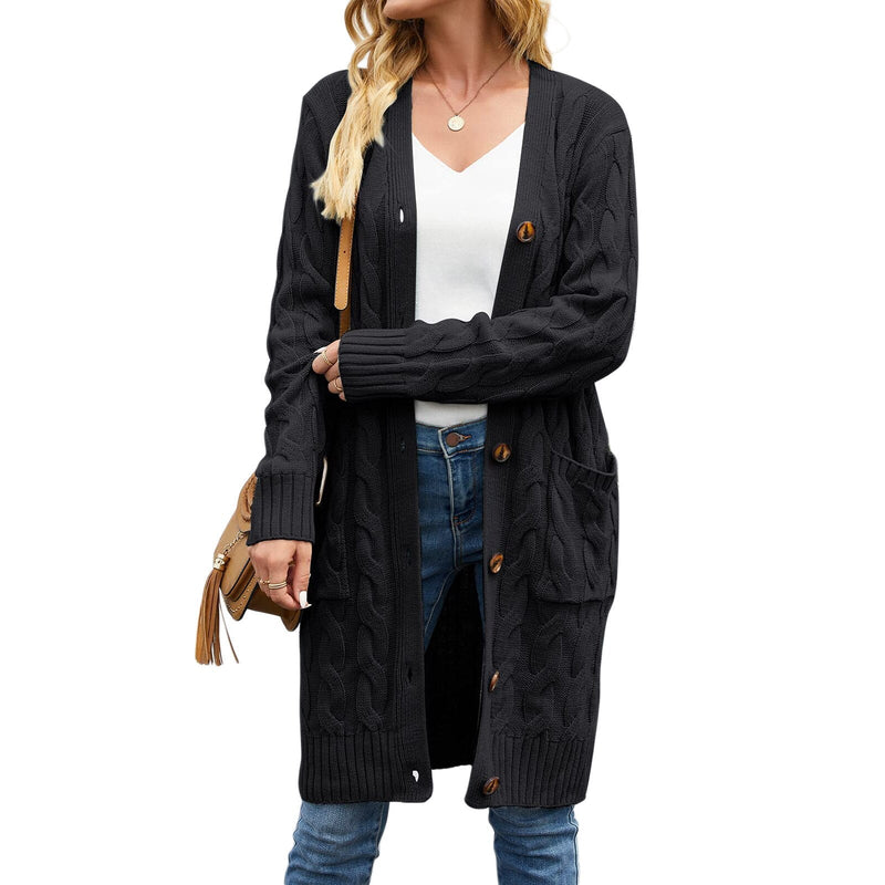 Ladies' knitted cardigan with pockets – Noelle