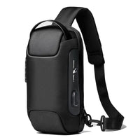 Waterproof Anti-Theft Crossbody & USB Shoulder Bag for Men