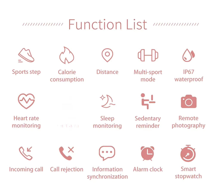 AquaFit Smartwatch - Waterproof Fitness Watch