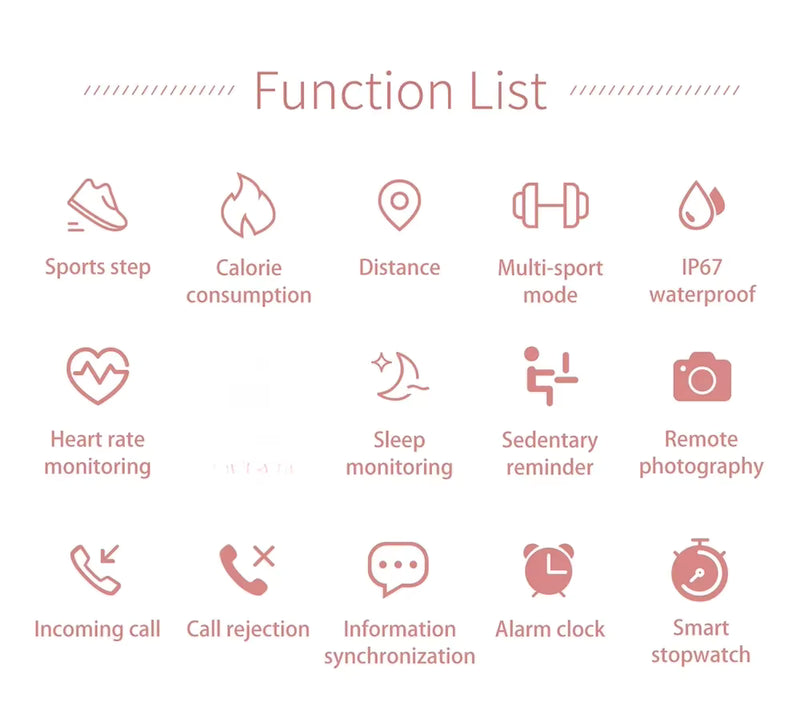 AquaFit Smartwatch - Waterproof Fitness Watch