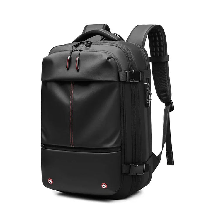 Expandable Waterproof Laptop & Vacuum Compression Travel Backpack