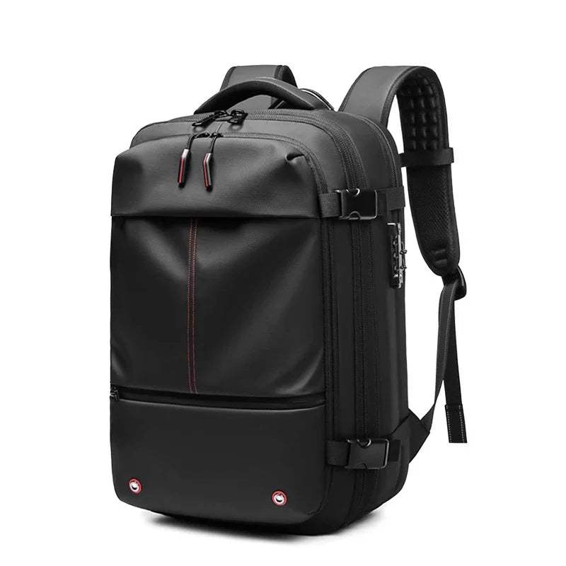 Expandable Waterproof Laptop & Vacuum Compression Travel Backpack