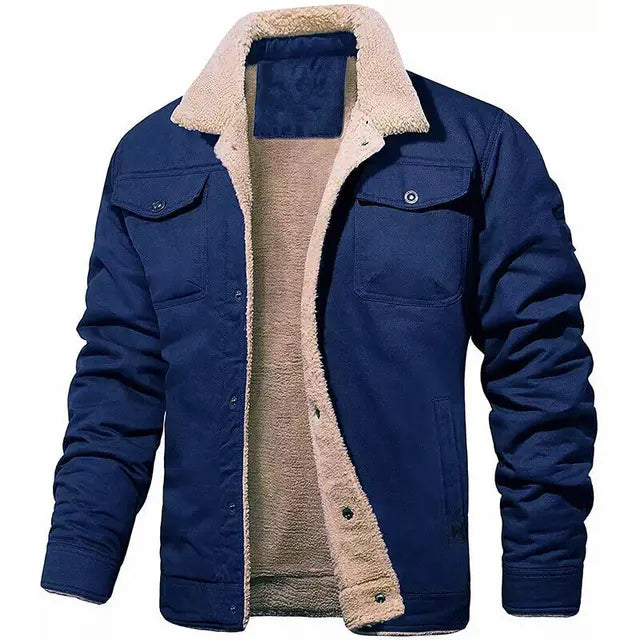 Men's bomber jacket made of cotton fleece – Ewan