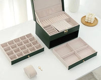 Multilayer Leather Jewellery Box | Organised and Stylish Storage