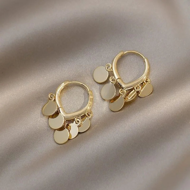 Golden Boho Hoop Earrings