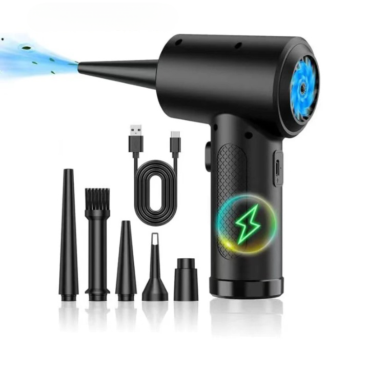Cordless Air Duster with 51,000RPM Motor & LED Light – JetSweep
