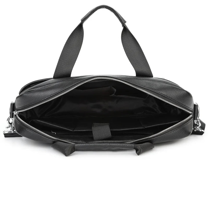Genuine Cowhide Leather Vintage Laptop Briefcase