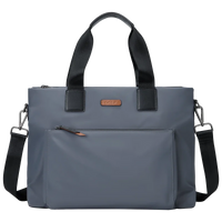 Men’s Canvas Business Laptop Briefcase with Large Capacity