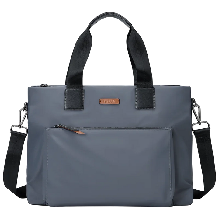 Men’s Canvas Business Laptop Briefcase with Large Capacity