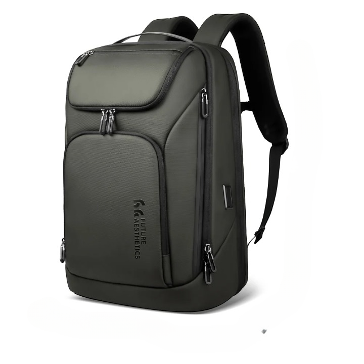 High-Capacity Waterproof Laptop & Travel Backpack with USB Charging