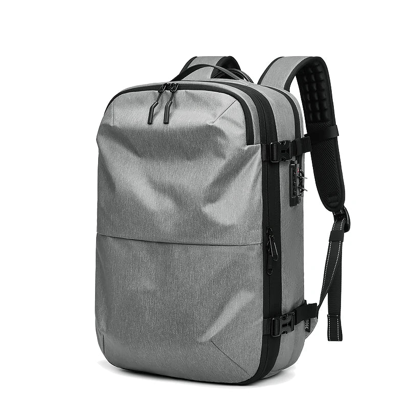 Expandable Waterproof Laptop & Vacuum Compression Travel Backpack