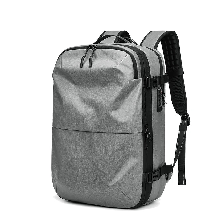 Expandable Waterproof Laptop & Vacuum Compression Travel Backpack