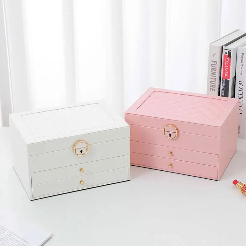 Multilayer Leather Jewellery Box | Organised and Stylish Storage