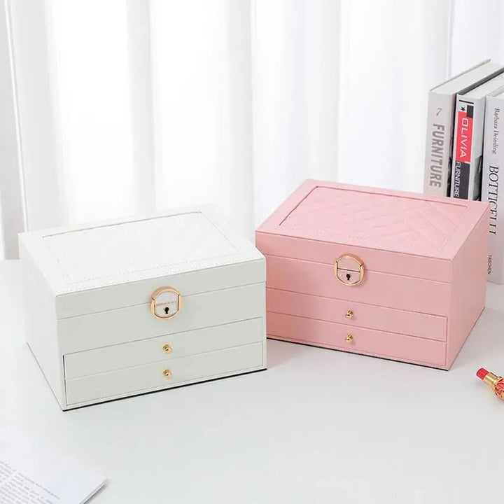 Multilayer Leather Jewellery Box | Organised and Stylish Storage