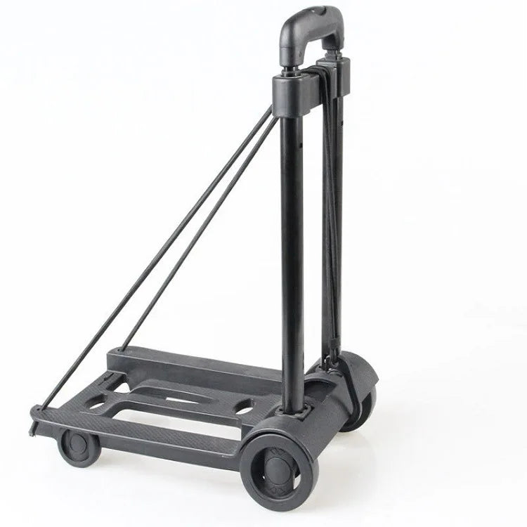 Folding Portable Hand Truck with 2 or 4 Wheels Adjustable Pull Rod – CarryFlex