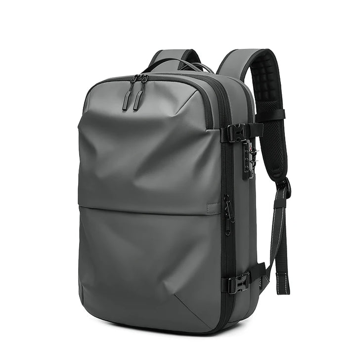 Expandable Waterproof Laptop & Vacuum Compression Travel Backpack