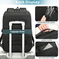 High-Capacity Waterproof Laptop & Travel Backpack with USB Charging