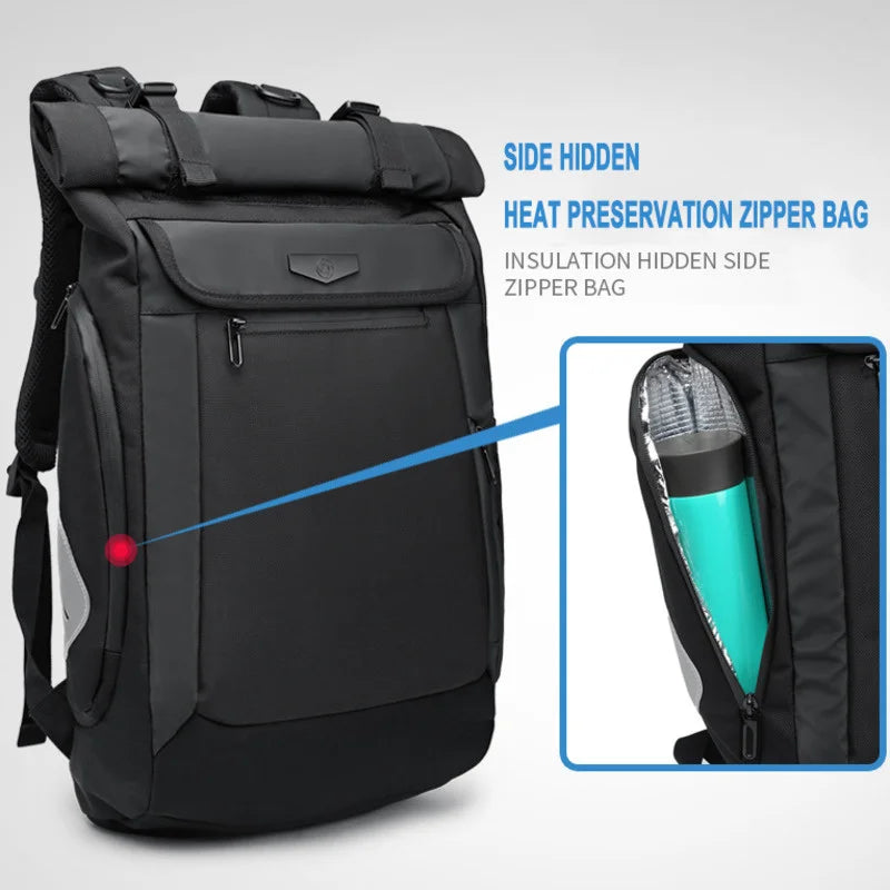 Large-Capacity Waterproof Laptop & Travel Backpack for Men
