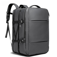 Large-Capacity Waterproof Business & Travel Backpack with USB Charging