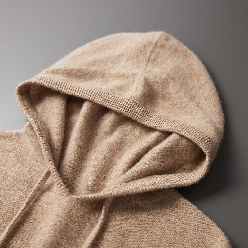 Men's hoodie made of merino wool – Cassiano autumn edition
