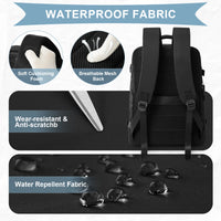 Cabin-Size Travel Backpack with Shoe and Wet Bag Compartments