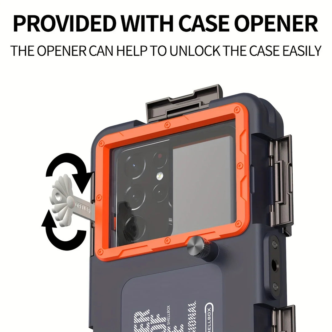 Waterproof Diving Phone Case with 15m Depth Protection & Lanyard – AquaShield