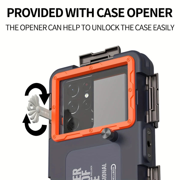 Waterproof Diving Phone Case with 15m Depth Protection & Lanyard – AquaShield