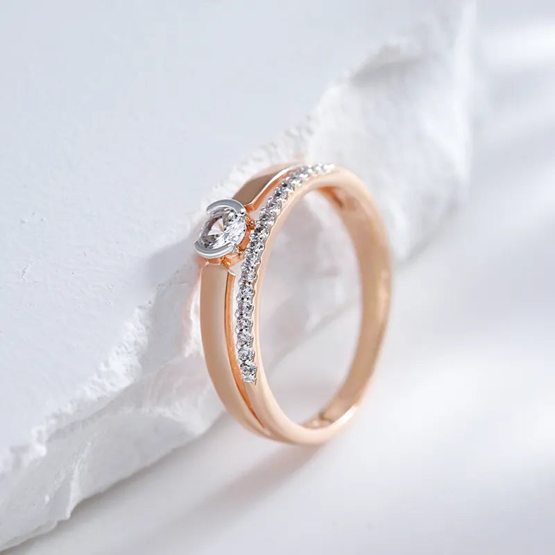 Luxurious Natural Zircon Ring | Elegant Statement Jewellery