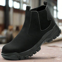 Men's waterproof safety work boots with steel toe & wide fit – Magnus