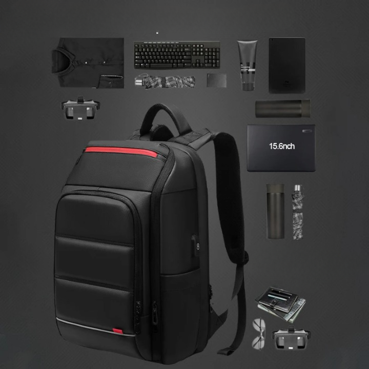 Waterproof Anti-Theft Laptop Backpack with USB Charging – Large Business Pack
